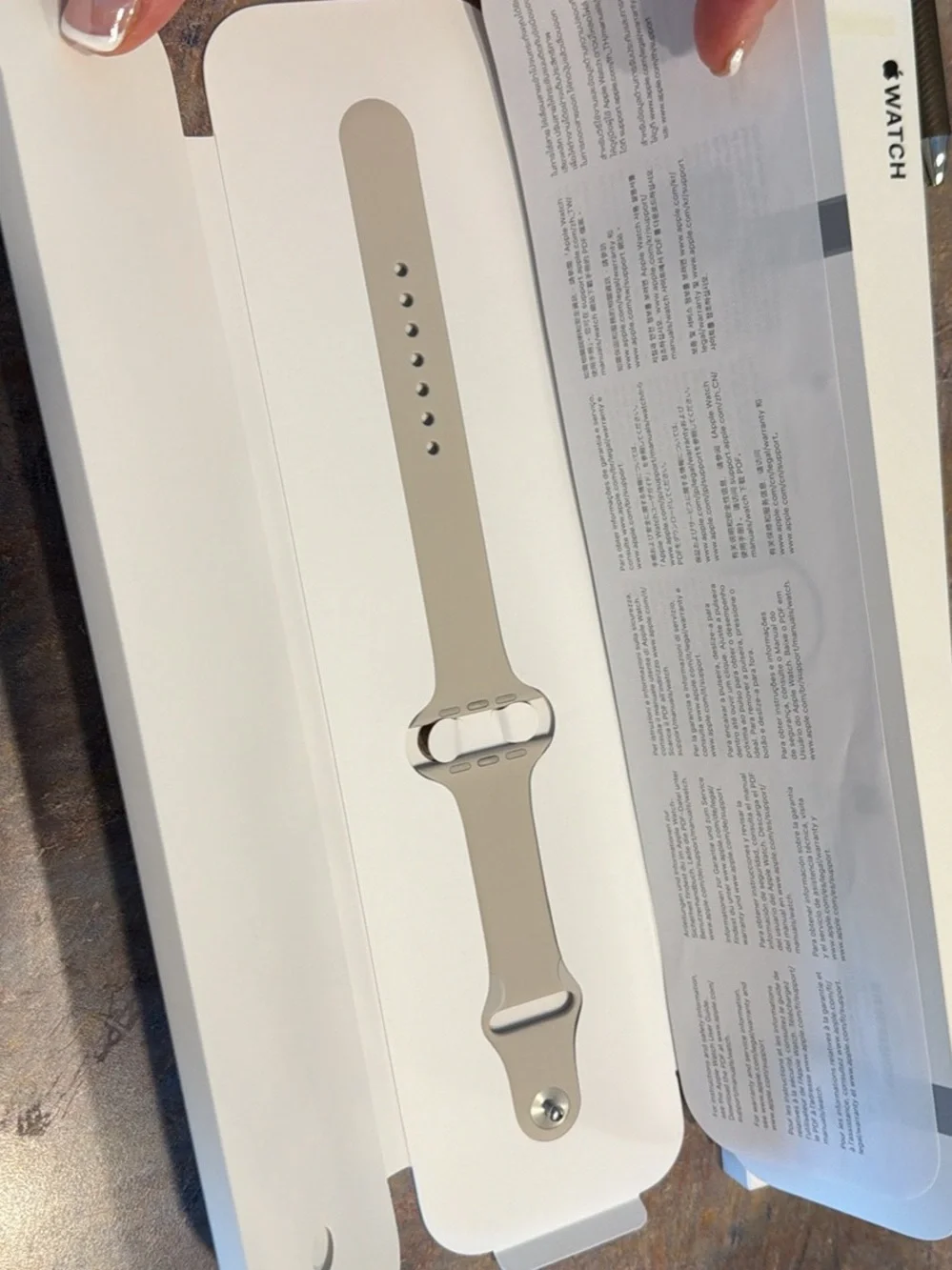 Apple Sport Band - Starlight M/L
